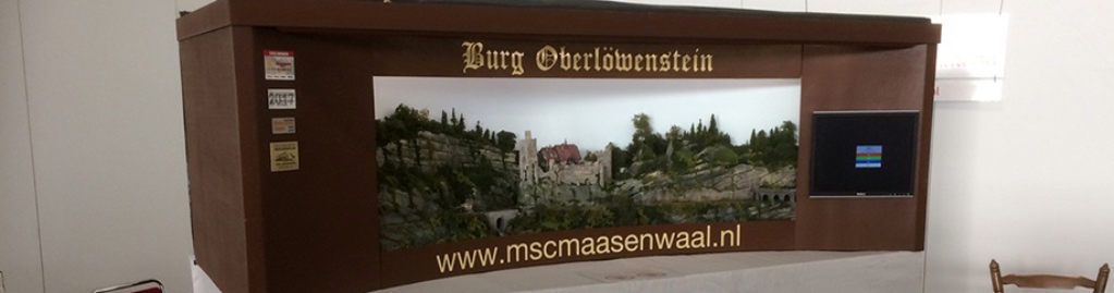 Modelspoorbaan Burg Oberlöwenstein overzichtsfoto