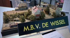 MBV De Wissel - Open Weekend 18 en 19 januari 2020 - Een mooie diorama als welkom bij de MBV De Wissel.