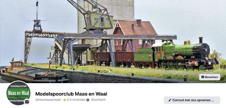 Modelspoorclub Maas en Waal Facebook Link banner
