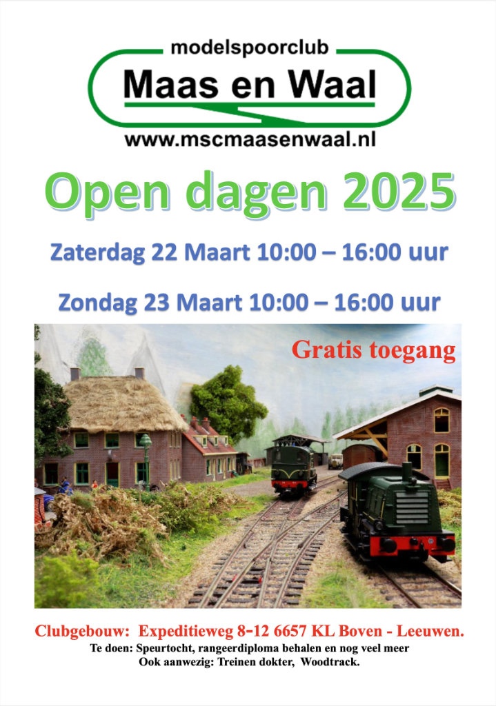 Open dagen 2025 - Flyer