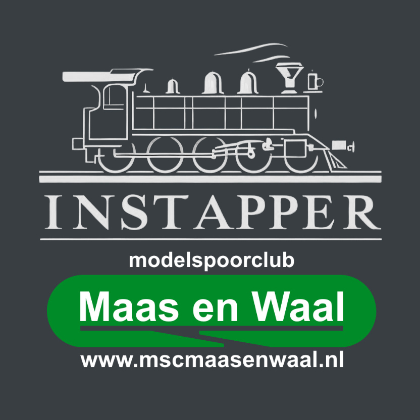 MSCMW Modelspoorbaan INSTAPPER, logo